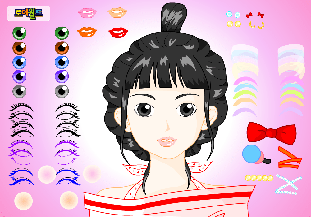 个性美眉化妆