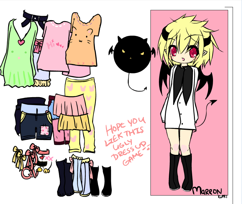 恶魔少女换装