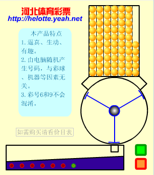 电脑体育彩票摇奖机