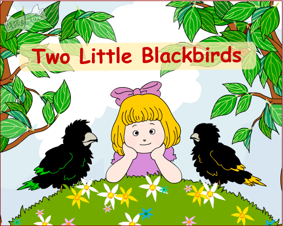 Two little blackbird