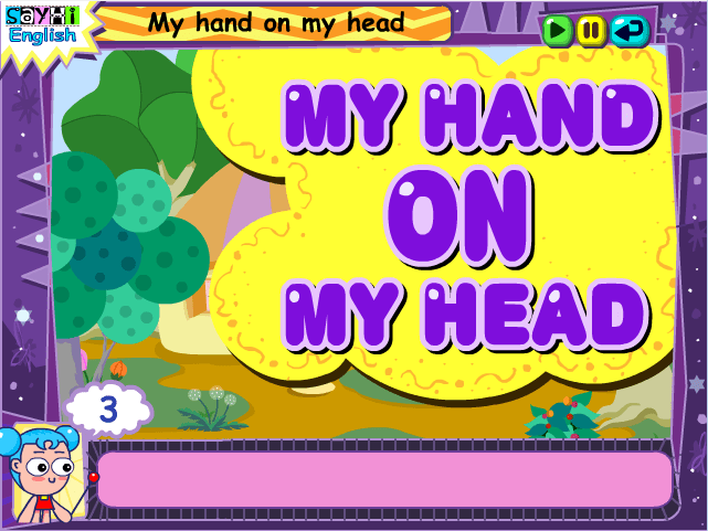 My hand on my head