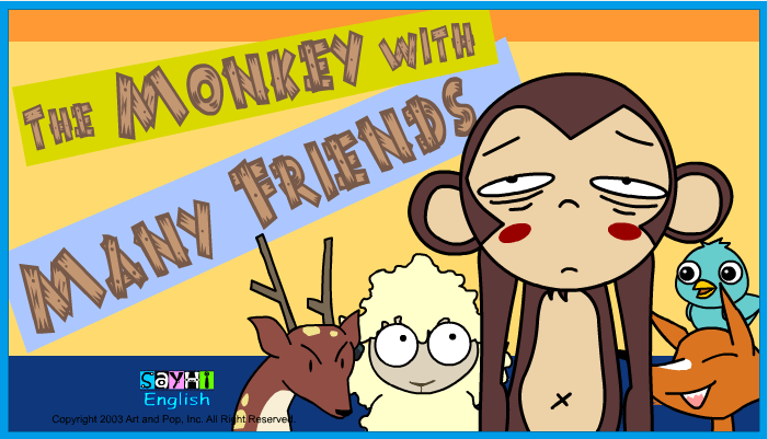 The monkey with many friend