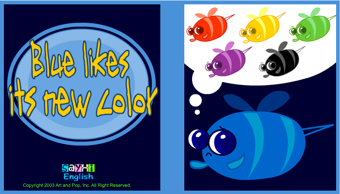 Blue likes its new color