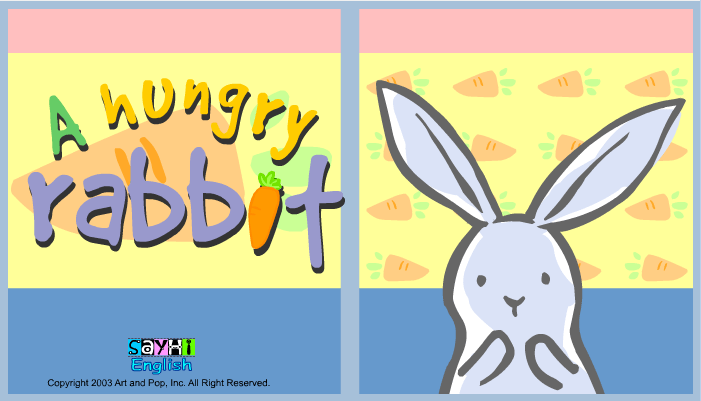 A hungry rabbit