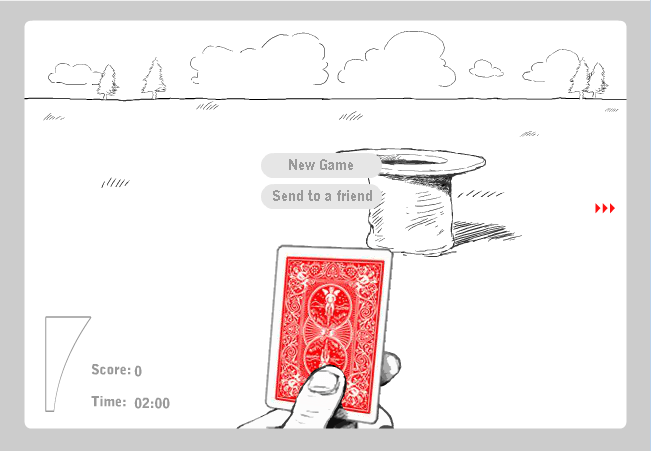 魔术师的扑克牌训练